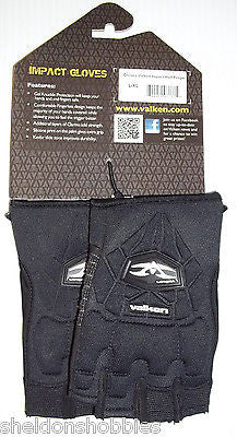 VALKEN PROTECTIVE IMPACT GLOVES (HALF FINGER)