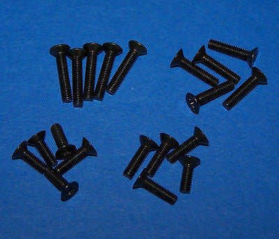 KYOSHO FLAT HEAD SCREW (M2 6X8, 10, 12, 14) (20 PCS) #KYO1118