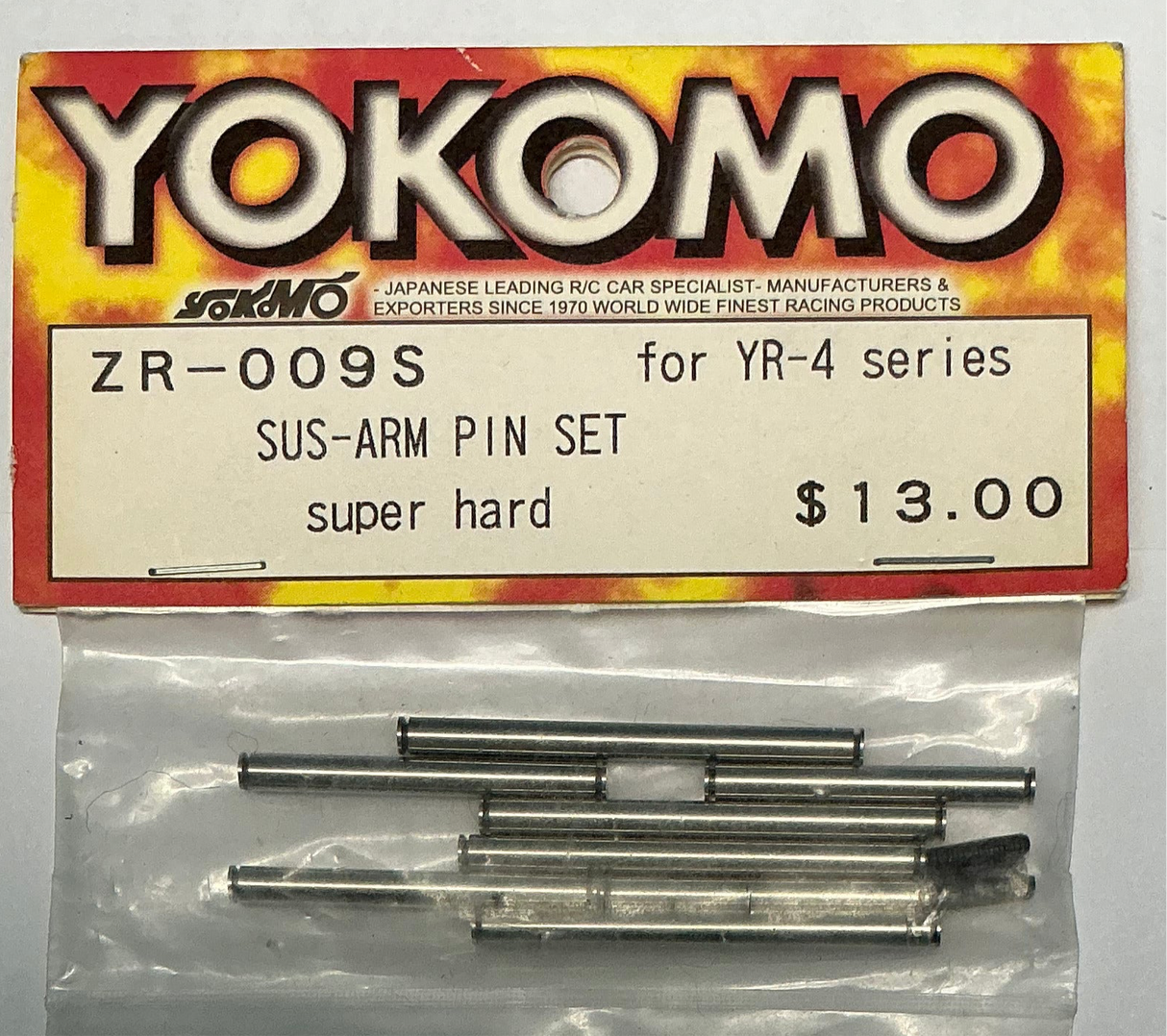 YOKOMO Sus-Arm Pin Set Super Hard for YR-4 series ZR009S