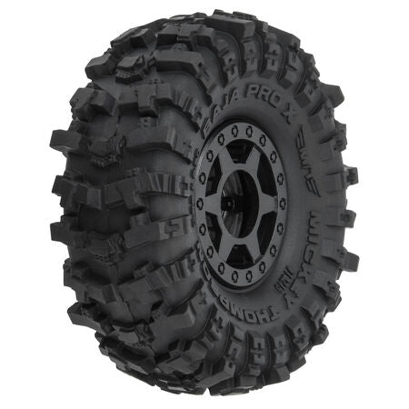 1/24 Mickey Thompson Baja Pro X F/R 1.0" MTD 7mm Black Holcomb (4) - PRO1021510