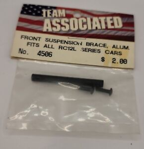 Team Associated No. 4506 Front Suspension Brace Aluminum Rc12L Pan Car Vintage Rc