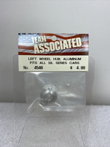 Team Associated # 4540 Left Wheel Hub, Alluminum For RC12L cars, vintage Pan Car