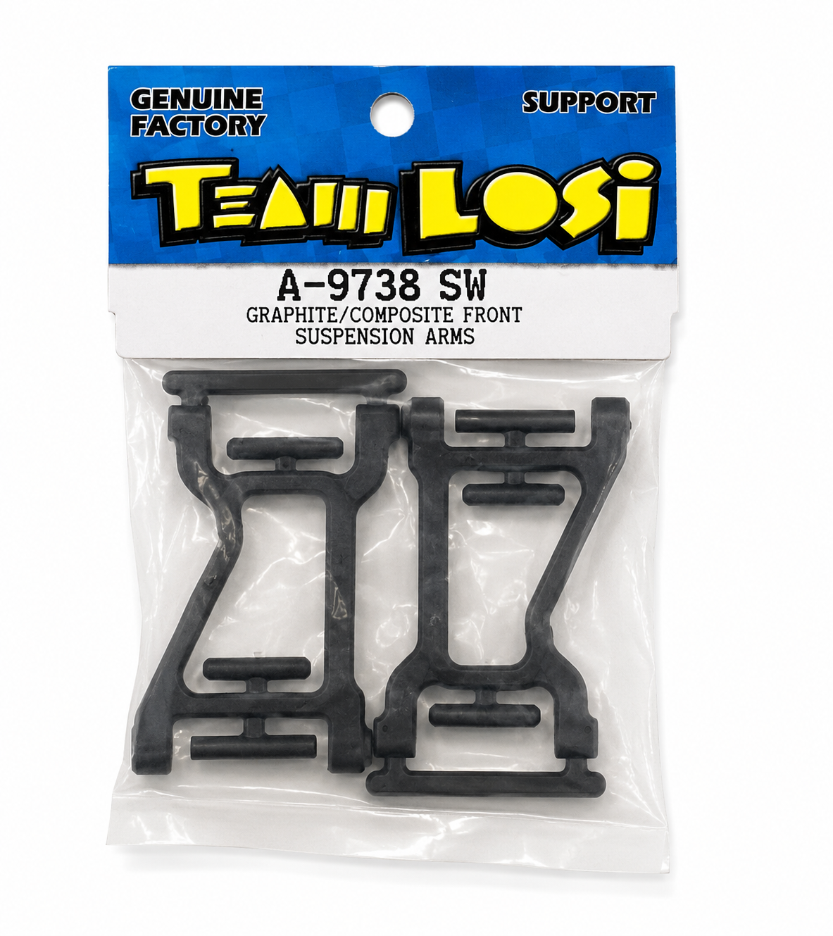 #A-9738 SW GRAPHITE/COMPOSITE FRONT SUSPENSION ARMS