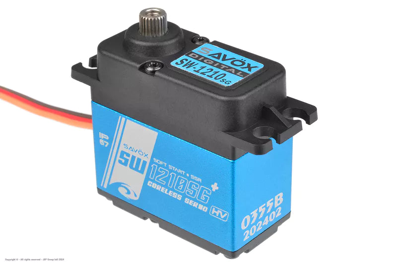 Savox SW-1210SG+ Digital Coreless Waterproof Servo – Steel Gears