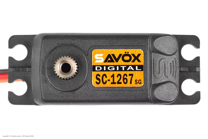 Savox SC-1267SG+ Digital HV Coreless Servo – Steel Gears
