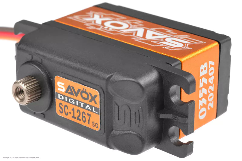 Savox SC-1267SG+ Digital HV Coreless Servo – Steel Gears