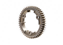 Spur gear, 46-tooth, steel (wide-face, 1.0 metric pitch)