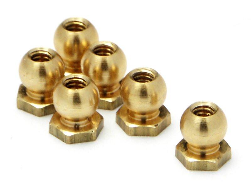 HPI #72335 - BALL NUT M2x3.8x4.5mm (6pcs)