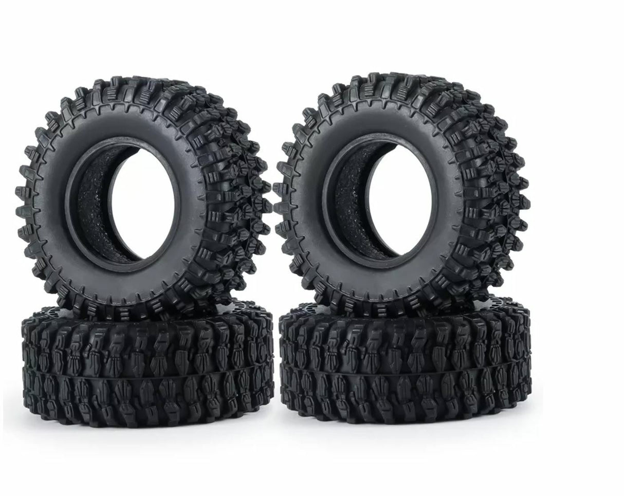 Axial SCX24 Rubber Crawler Tires 50mm x 20mm - TRC-117