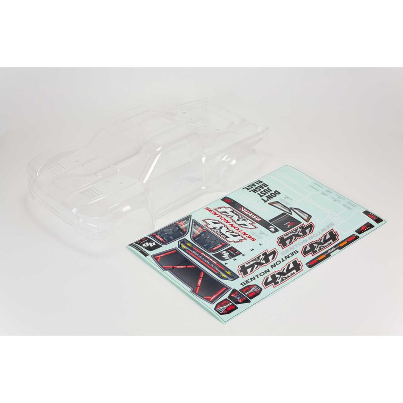 1/10 Clear Body with Decals and Window Masks: SENTON 4X4 BLX - ARA402313