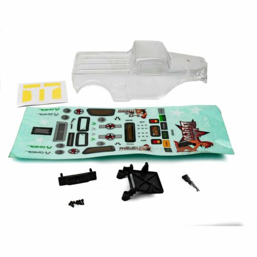 TrueRC SCX24 Clear Body Shell Betty B17 - TRC156
