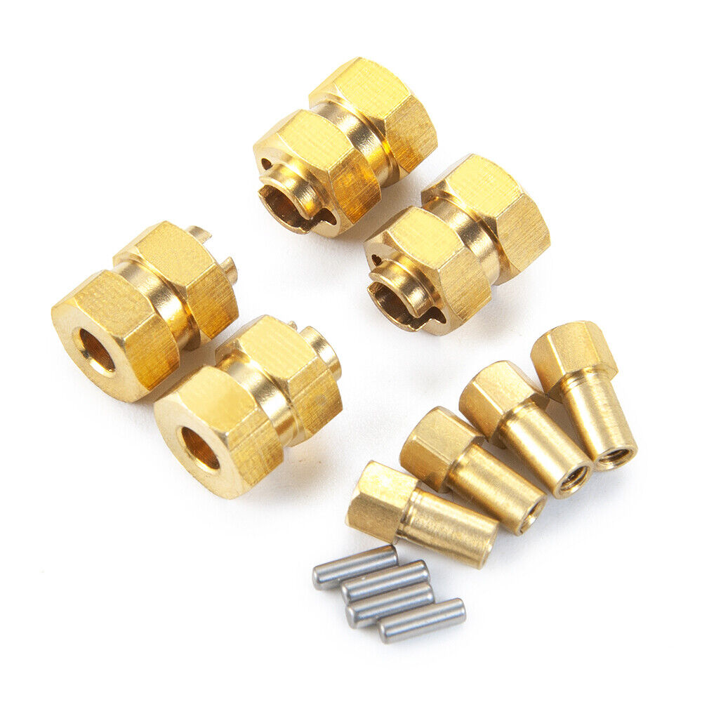 SCX24 Brass Hex Wheels Extender - TRC-092