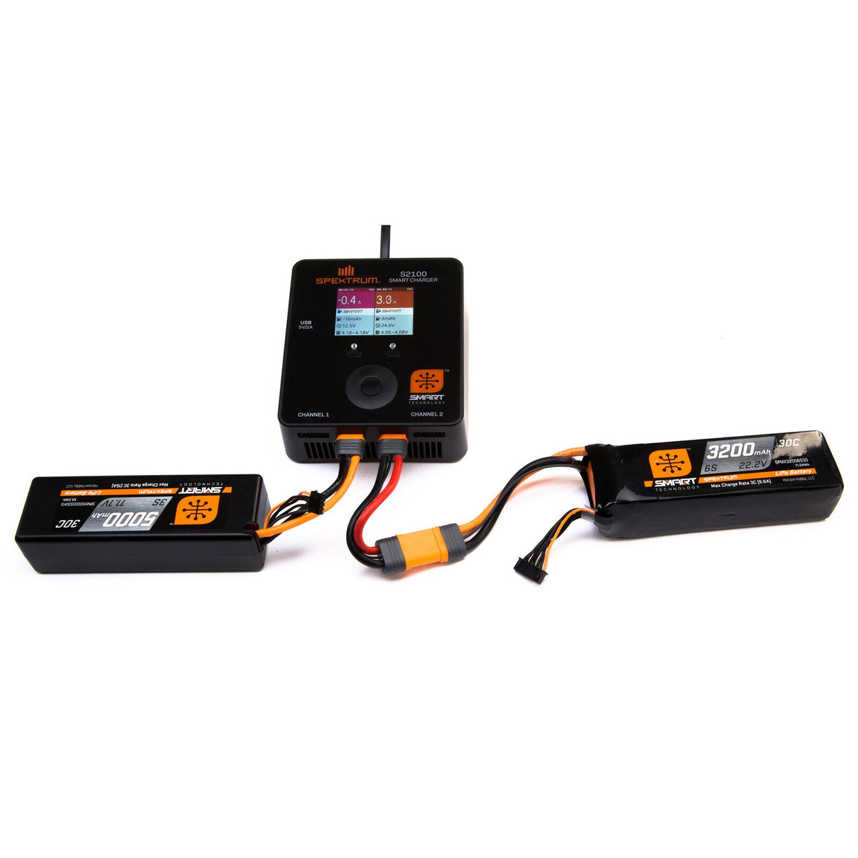11.1V 2200mAh 3S 30C Smart LiPo Battery IC3 - SPMX22003S30