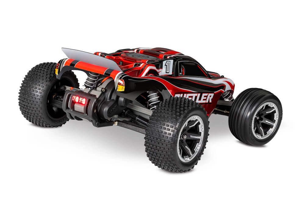 Traxxas Rustler with LED Lights -TRA37054-61-RED