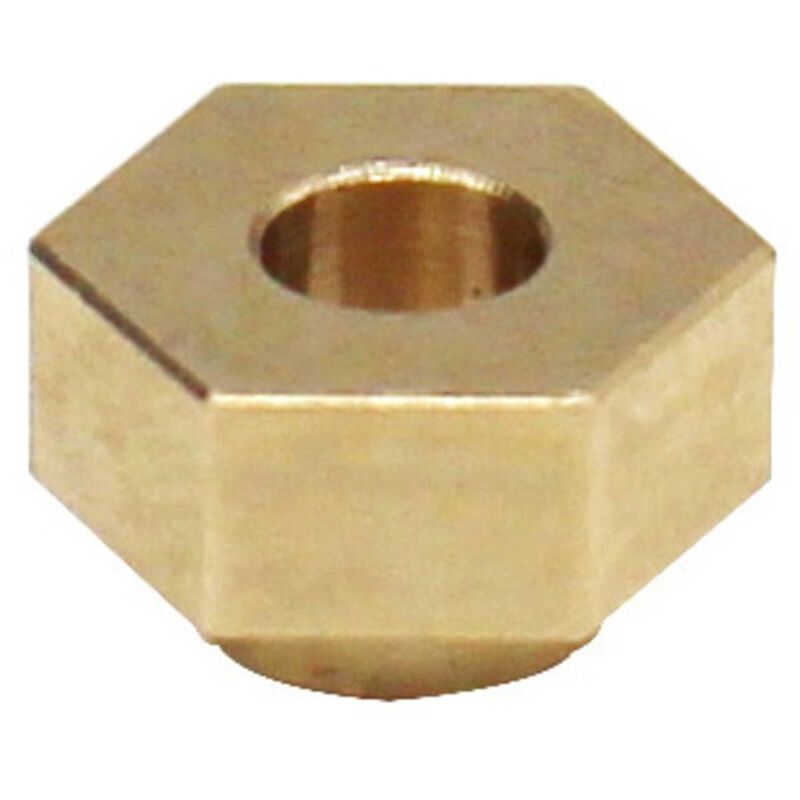 Brass Stock Wheels Hub 7mm Hex SCX24 - TRC-020