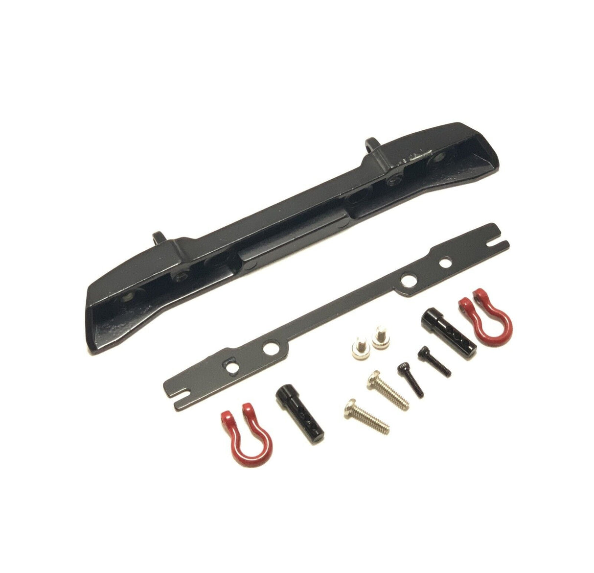 TrueRC Jeep Rear Metal Bumper w Shackels - TRC-031