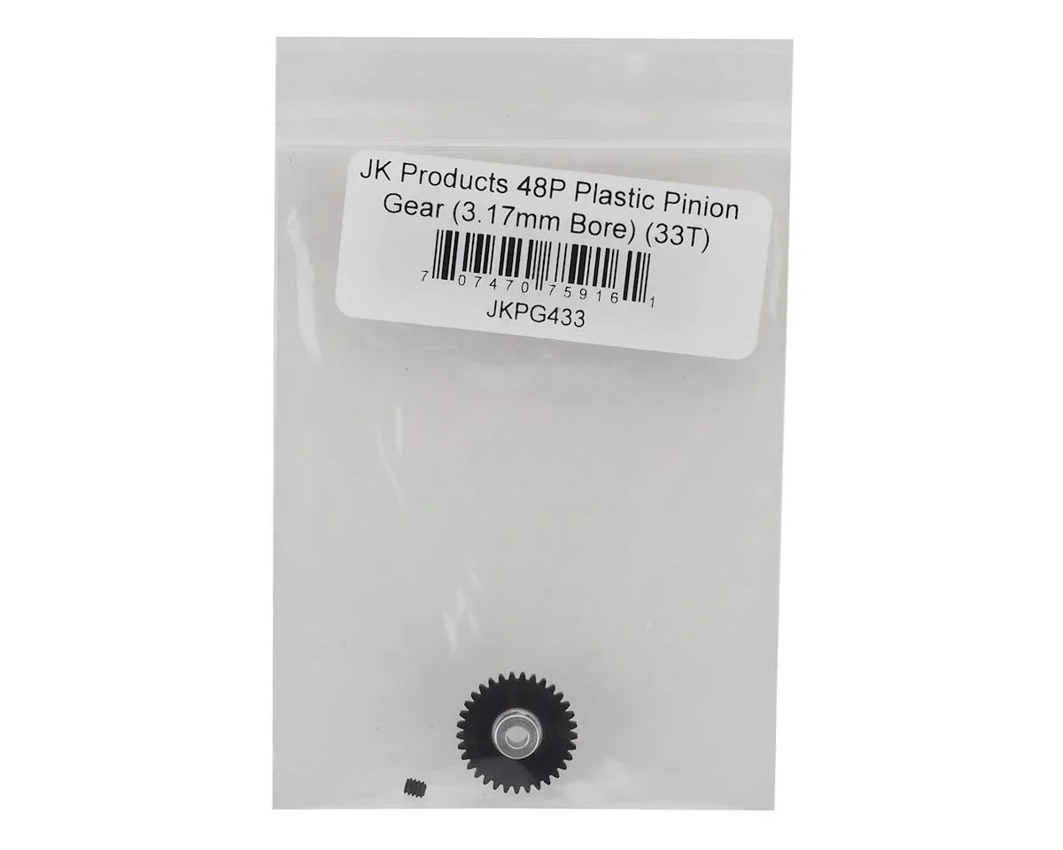JK Products 48P Plastic Pinion Gear (3.17mm Bore) 33T - JKPG433
