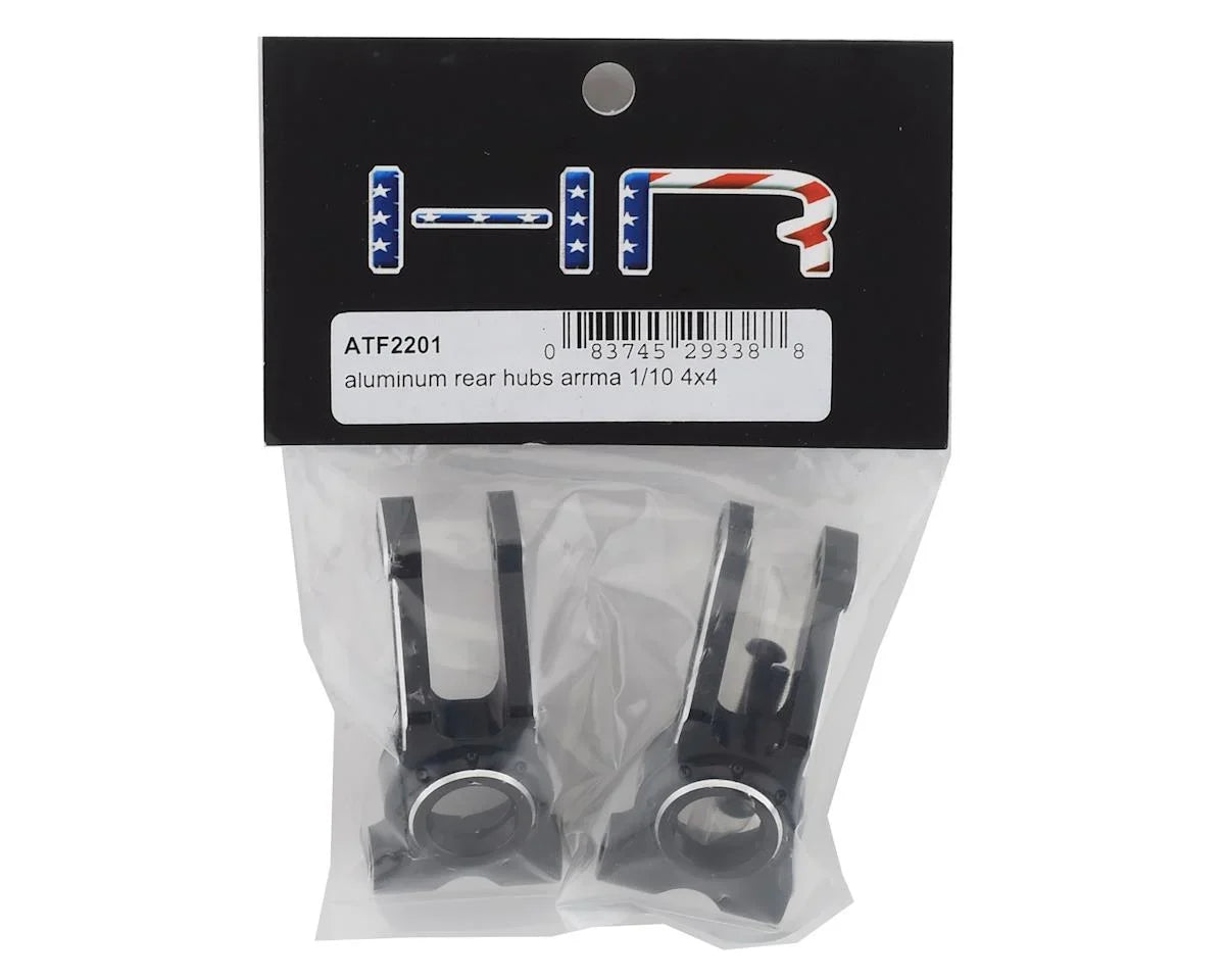 Hot Racing Arrma 4x4 Aluminum Rear Hubs Black - HRAATF2201