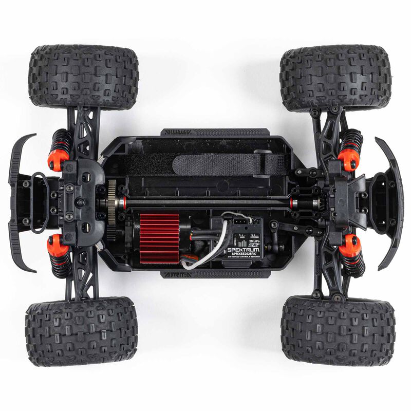 1/18 GRANITE GROM 4X4 RTR Brushed Monster Truck (Battery & Charger Included), Red