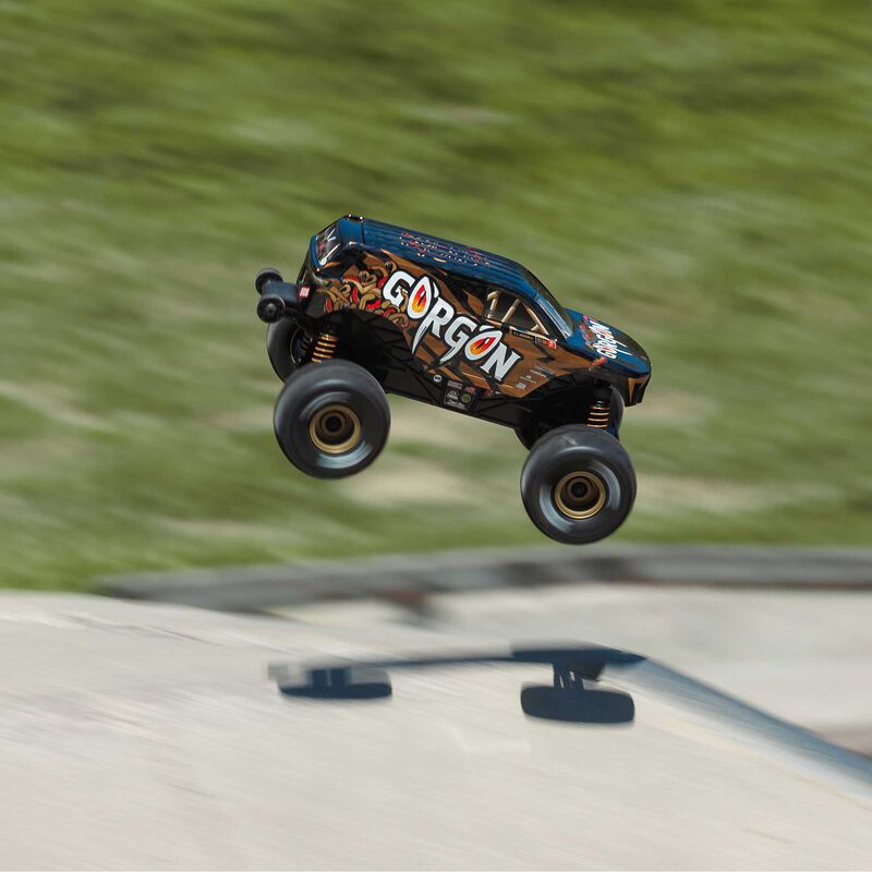 1/16 GORGON GROM 4X4 RTR Brushed Monster Truck (Battery & Charger Included), Bronze