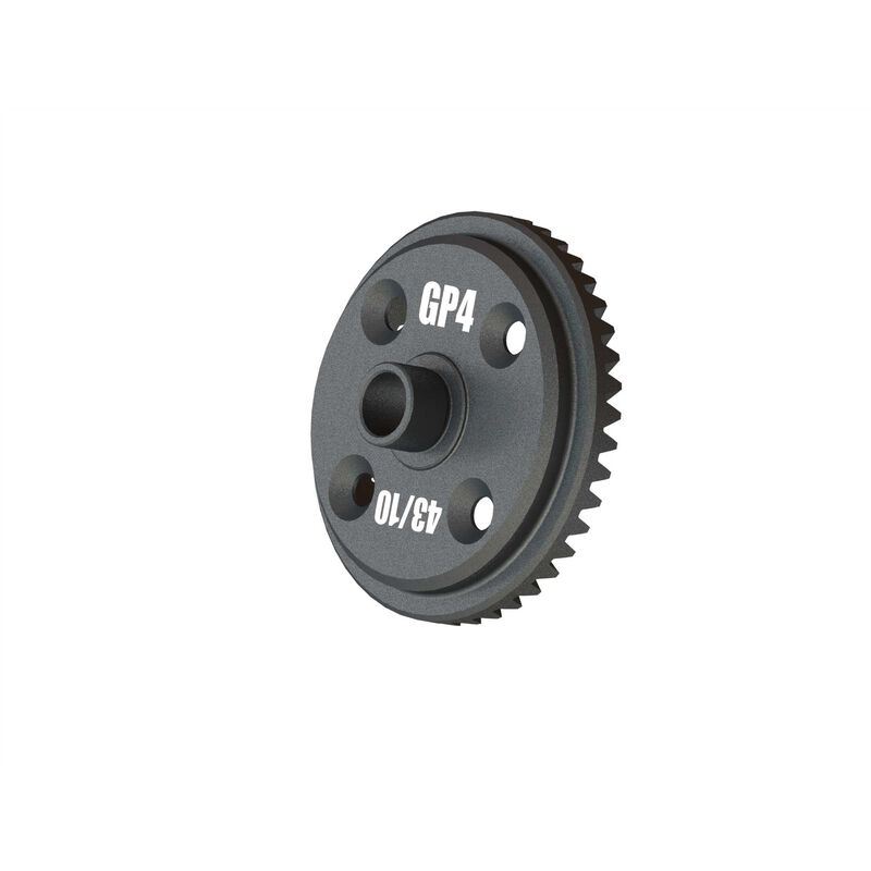 Main Diff Gear, 43T Spiral GP4 5mm: EXB