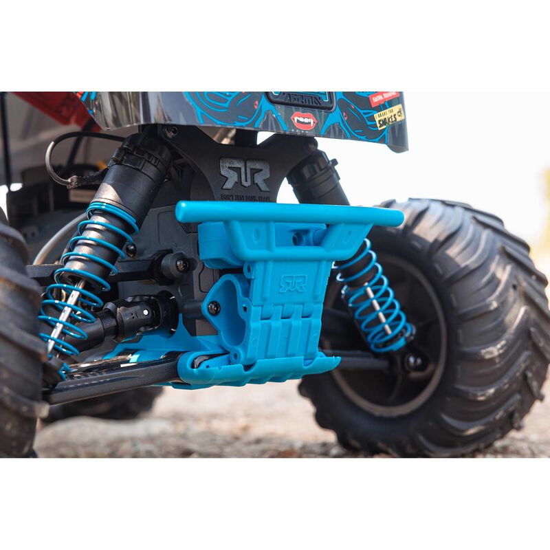 Arrma GORGON 4X2 MEGA 550 Brushed 1/10 Monster Truck RTR (Blue) w/SLT2 2.4GHz Radio - ARA3230T1