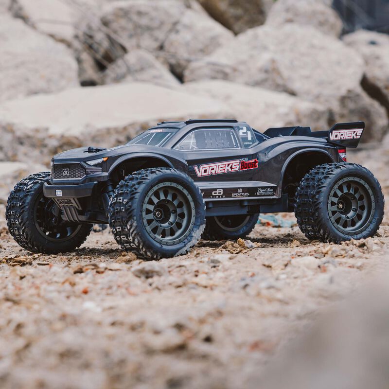 Vorteks 4X2 Booat Mega 550 Brushed Stadium Truck RTR with Battery & Charger - ARA4105SV4T2