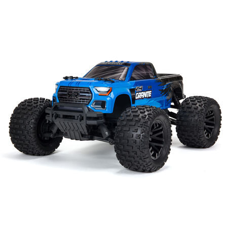1/10 GRANITE 4WD V3 MEGA 550 Brushed Monster Truck RTR, Blue - ARA4202V3T1
