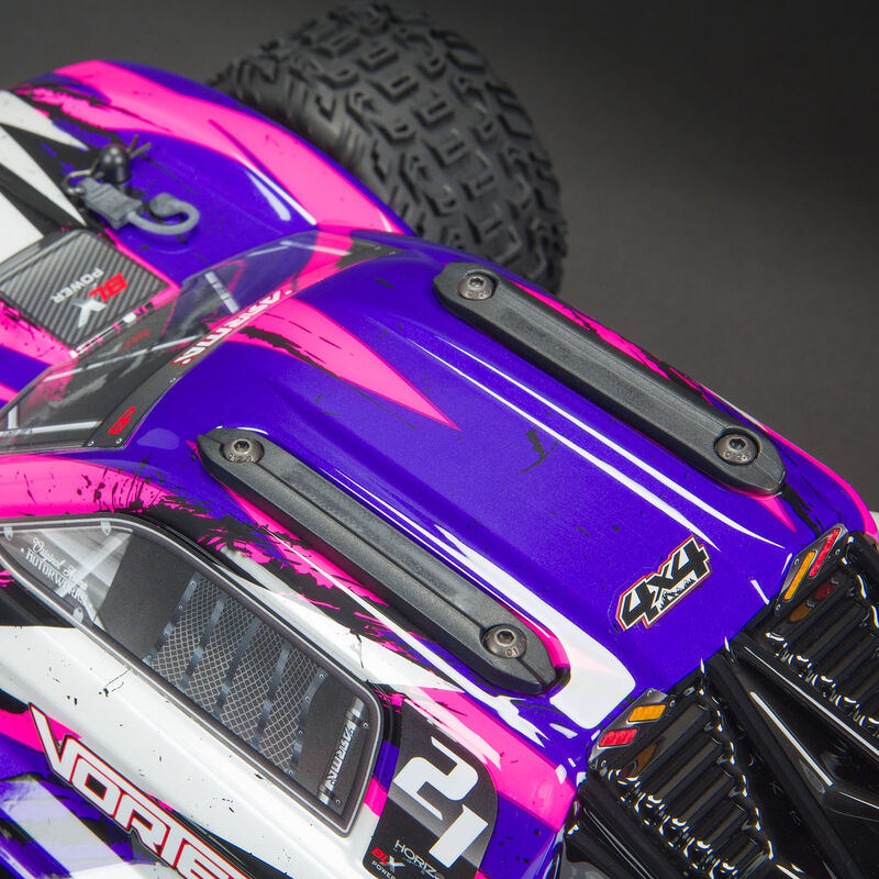 1/10 VORTEKS 4WD 3S BLX Stadium Truck RTR Purple
