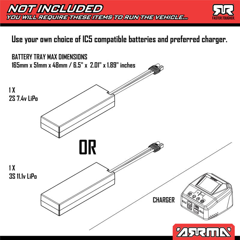 Arrma 1/10 VORTEKS 223S 4X4 RTR Brushless Stadium Truck