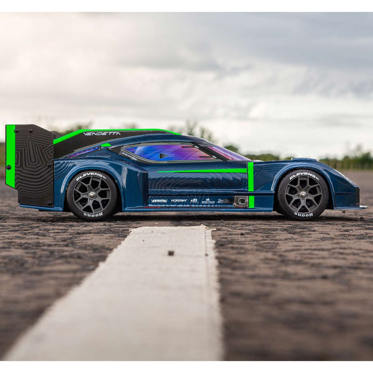 1/8 VENDETTA 4WD 3S BLX Brushless All-Road Speed Bash Racer, Blue - ARA4319V3T2