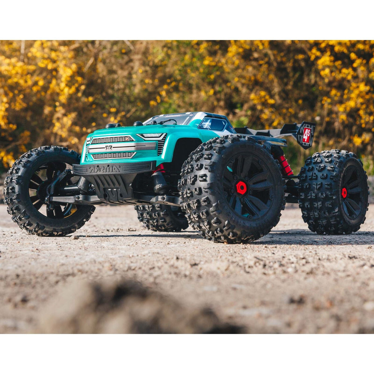 1/10 KRATON 4X4 4S V2 BLX Speed Monster Truck RTR Teal - ARA4408V2T1