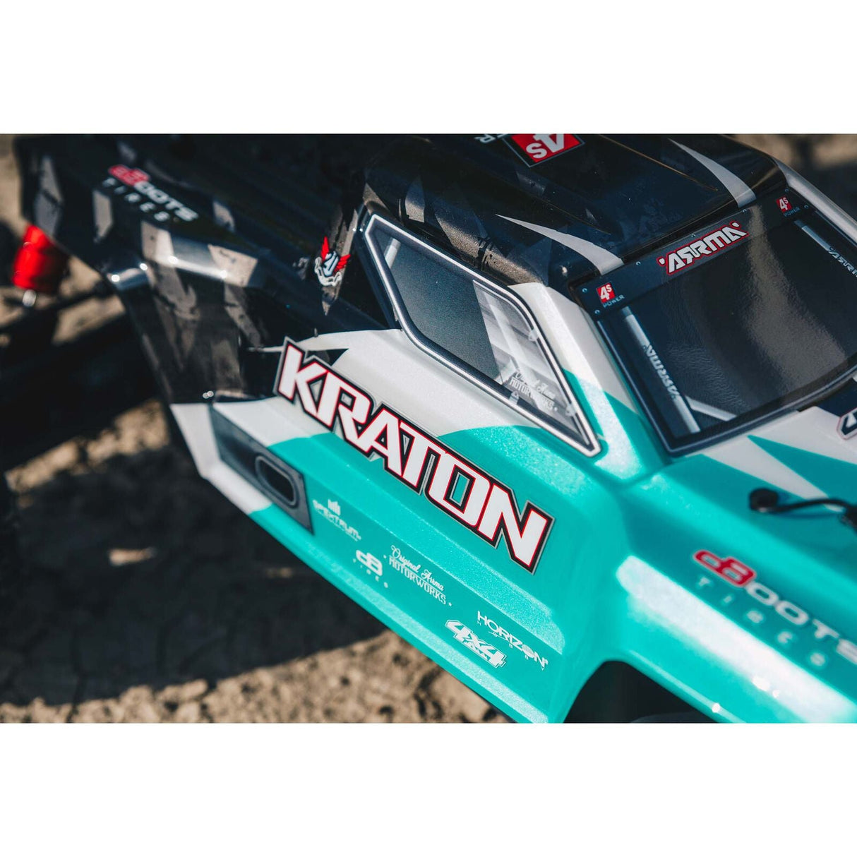 1/10 KRATON 4X4 4S V2 BLX Speed Monster Truck RTR Teal - ARA4408V2T1