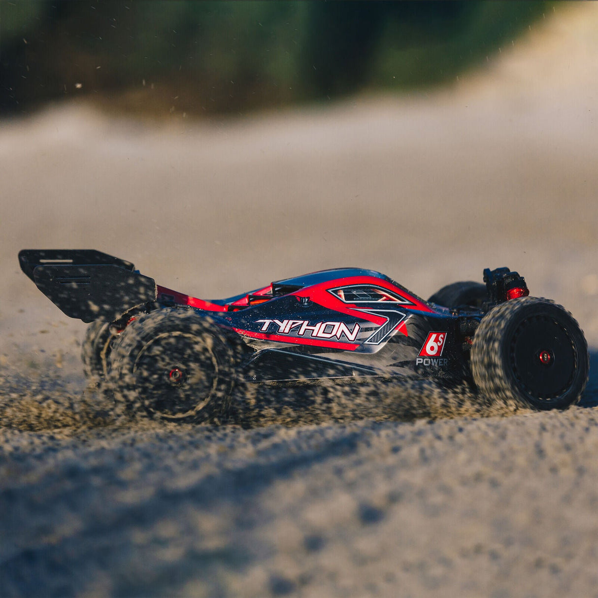 1/8 Typhon 6S V5 4WD BLX Buggy with Spektrum Firma RTR, Black - ARA8606V5