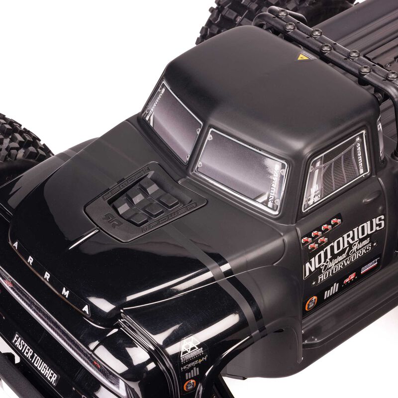 1/8 NOTORIOUS 6S 4X4 RTR Brushless Stunt Truck, Blue