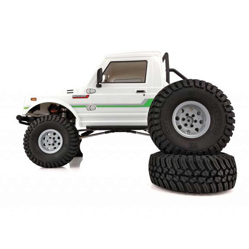 1/10 Enduro Bushido Brushed Trail Truck RTR, White - ASC40118