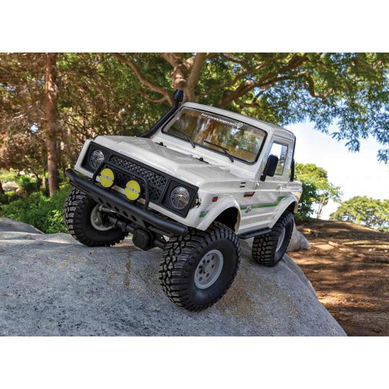 1/10 Enduro Bushido Brushed Trail Truck RTR, White - ASC40118