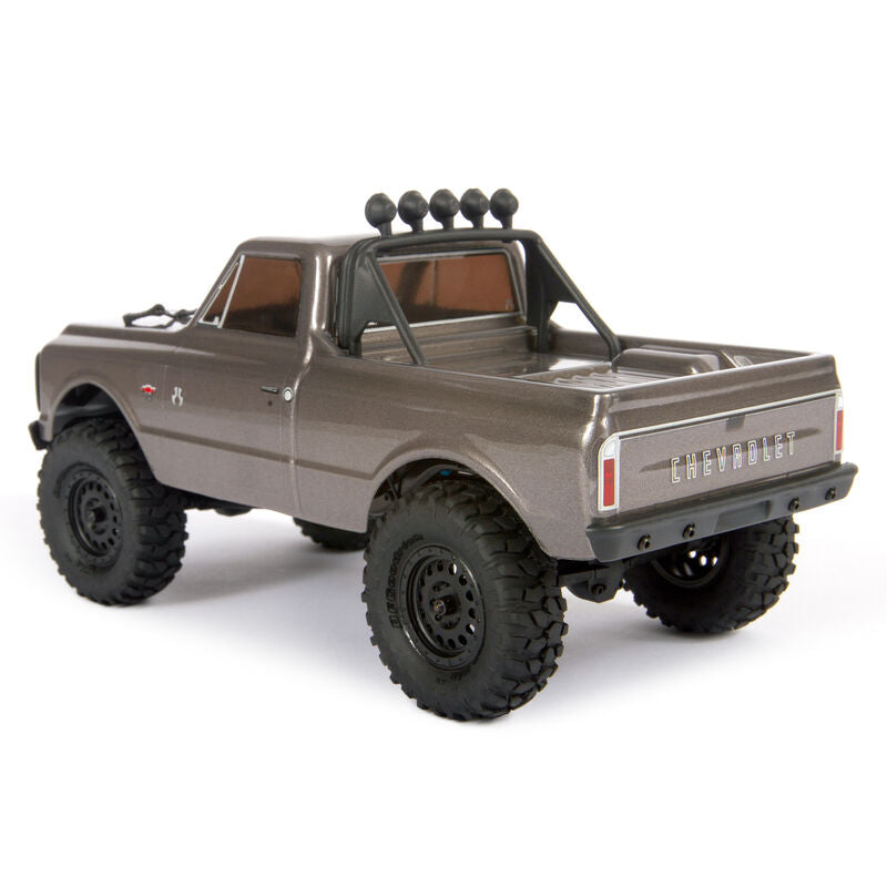 1/24 SCX24 1967 Chevrolet C10 4WD Truck Brushed RTR, Silver - AXI00001T2