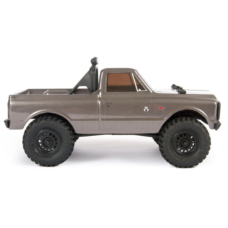 1/24 SCX24 1967 Chevrolet C10 4WD Truck Brushed RTR, Silver - AXI00001T2