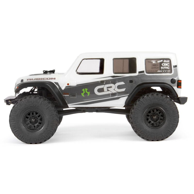 1/24 SCX24 2019 Jeep Wrangler JLU CRC 4WD Rock Crawler Brushed RTR, White - AXI00002V2T1