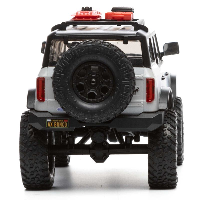 1/24 SCX24 2021 Ford Bronco 4WD Truck Brushed RTR, Grey - AXI00006T2