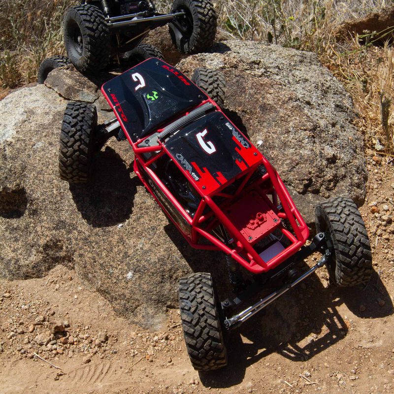 Axial 1/10 Capra 1.9 4WS 4X4 Unlimited Trail Buggy RTR, Red - AXI03022BT1