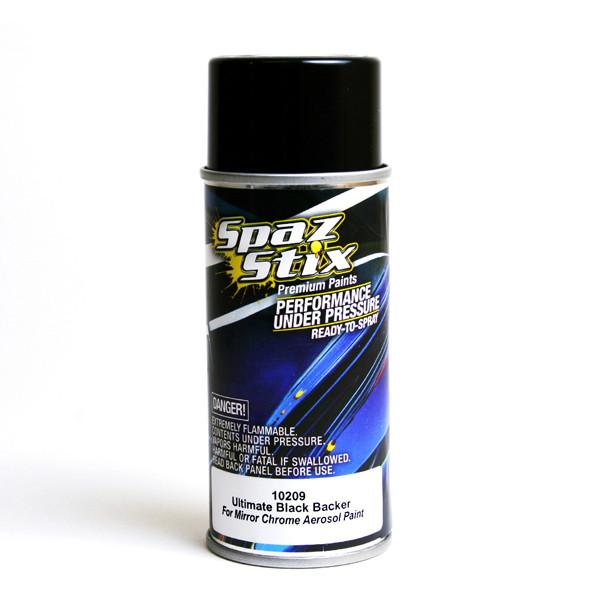 ULTIMATE BLACK BACKER FOR MIRROR CHROME AEROSOL PAINT 3.5OZ (SZX10209)