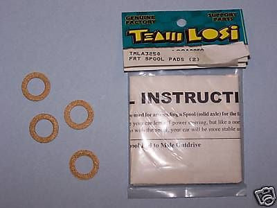TEAM LOSI FRT SPOOL PADS (2) TMLA3250