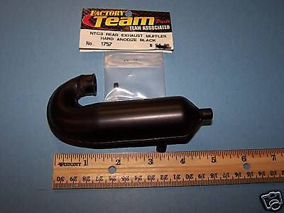TEAM ASSOCIATED (NTC3 TOURING CAR) REAR EXHAUST MUFFLER ANODIZE #1757