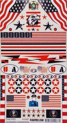 10087 USA Decal