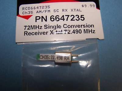HITEC 72mHz SINGLE CONVERSION RECEIVER CRYSTAL AM/FM CH. 35 #6647235