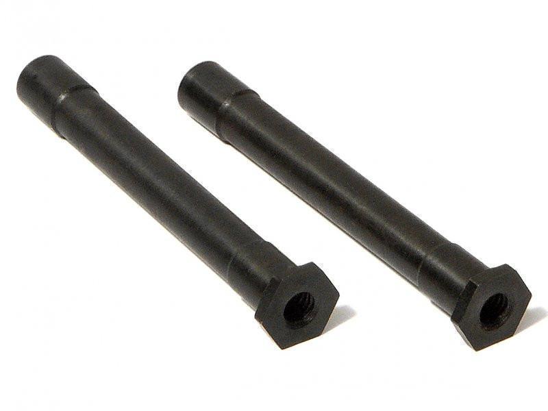 HPI #86090 - STEERING CRANK POST 6x49mm (BLACK/2pcs)
