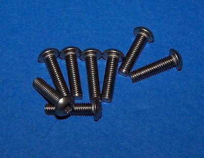 KYOSHO TITANIUM BUTTON SCREW HEX (M3x12) 8 PCS #KYO1363