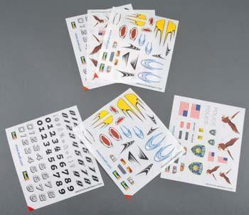 Peel & Stick Decal H-J Assortment #3 (6)